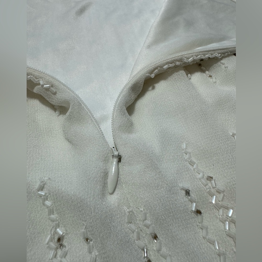 Yumi Kim white beaded mini Skirt - Picture 8 of 11